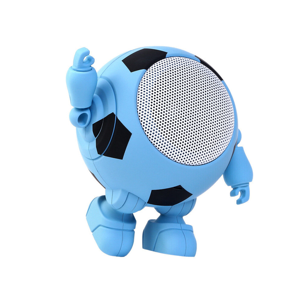 (a-Blue) Wireless Mini Bluetooth Robot Speaker Cute Portable Small Steel Gun TWS Bluetooth Speakers-image-OPC-PBYRV56-NEW