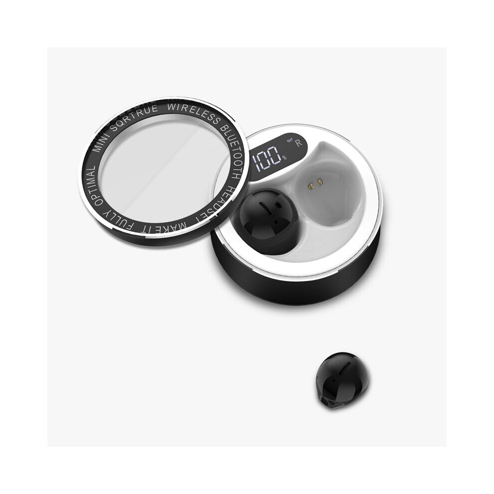 (A-11) Mini Invisible Earphones Bluetooth 5.2 Wireless Earbuds Hidden Headphones Type C With Mic Headset Earpiece For Small Ears 4851205048375
