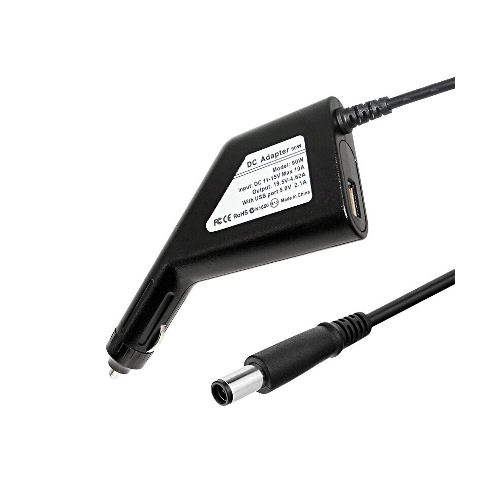 (A-) 19.5V 4.62A 90W Dc Car Charger Power Adapter For Dell D505 D510 D610 D620 E5530 E5400 E6400 E6500 M70 Vostro 1014 1015 Laptop 4855672907807