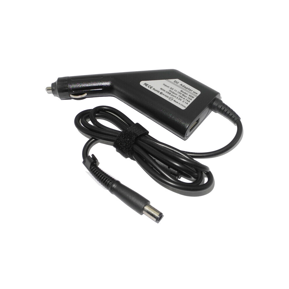 (A-) 19V 4.74A 7.4*5.0Mm Dc Laptop Car Charger Power Supply Adapter For Hp Pavilion Dv3 Dv4 Dv5 Dv6 5V 2.1A Usb Phone Adapter 4855672918735