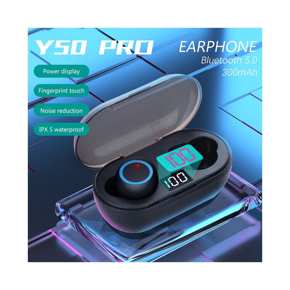 (A-Y50 Pro Opp) Y50 E7s Tws Earphones Bluetooth Wireless Headphones With Mic Handfree Headsets Gaming In-Ear Earbuds Items Wholesale 4851204936987