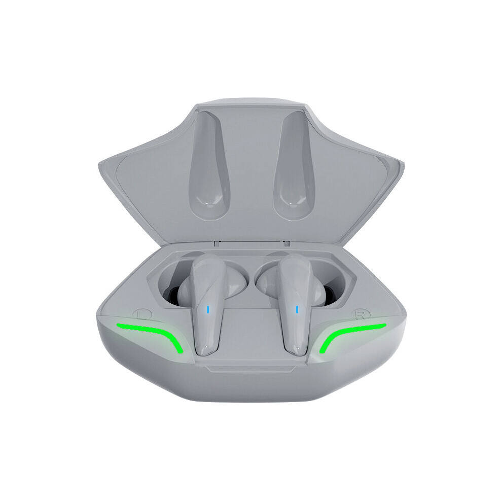 (A-) G11 Tws Bluetooth Earphones Wireless Headphones Ps4 Headset Gamer Low Latency Hifi Stereo Earbuds Hearing Aids With Mic Handfree Grey 4851204949093
