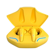 (a-Yellow) X15 Wireless Gaming bluetooth Headset TWS 5.0 Stereo Earbuds Low Latency Earphone Bluetooth Headphone With Mic for iPhone Xiaomi