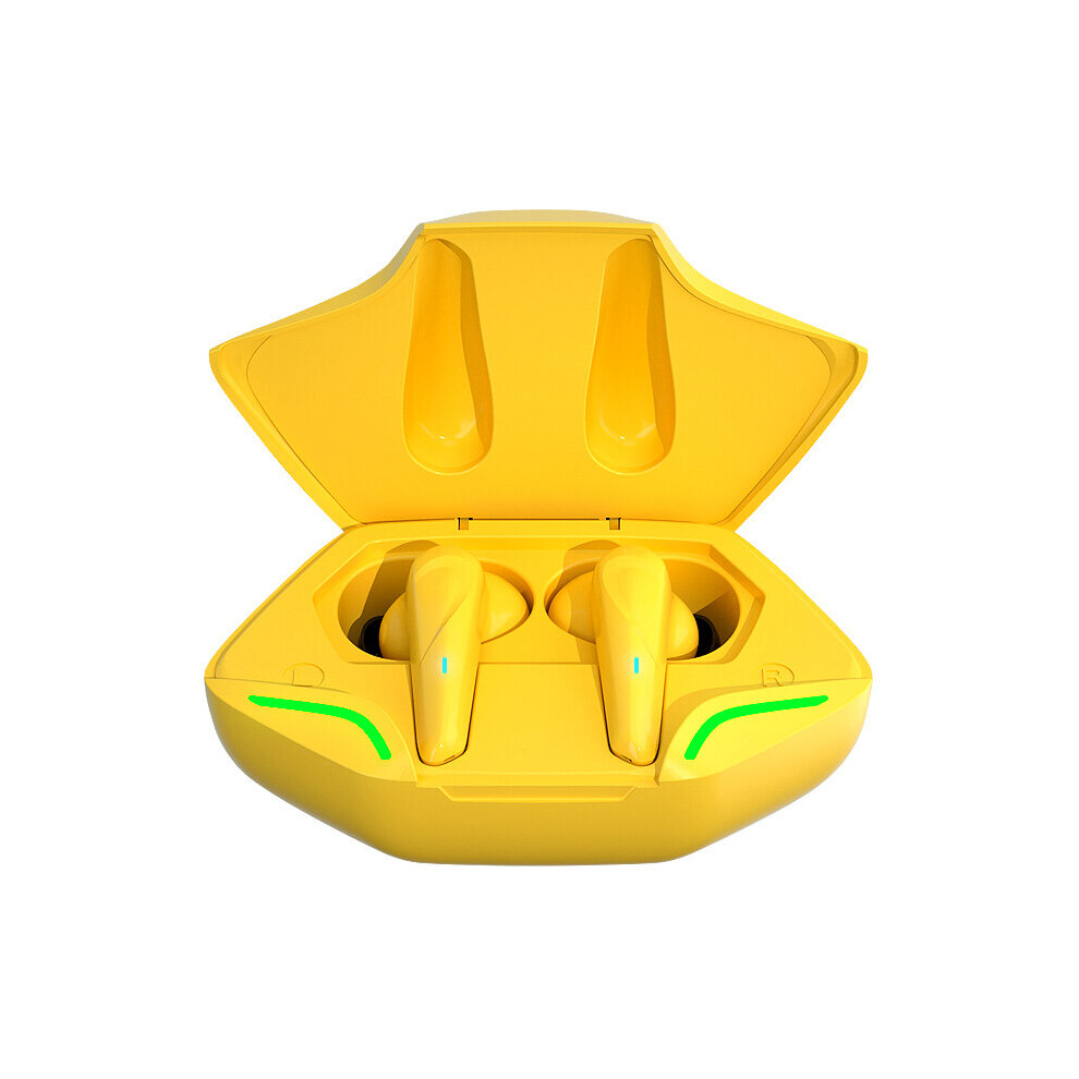 (A-) G11 Tws Bluetooth Earphones Wireless Headphones Ps4 Headset Gamer Low Latency Hifi Stereo Earbuds Hearing Aids With Mic Handfree Yellow 4851204949116