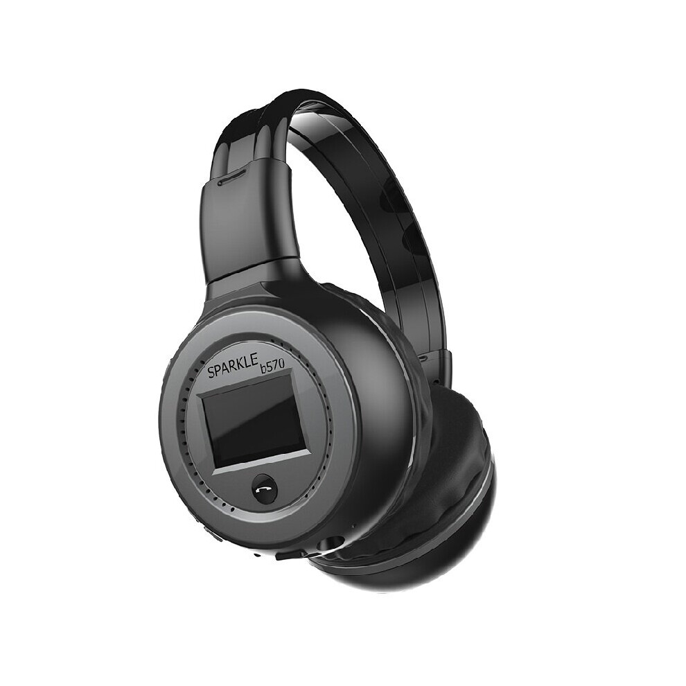 (A-Blackgrey) Zealot B570 Wireless Headphones Noise Reduction Bluetooth Earphone Stereo Foldable Sport Headset With Mic Led Tf Card,Aux 4851204960494