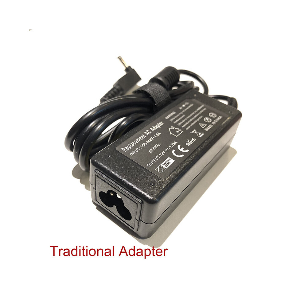 (A-Traditional Adapter) 19V 1.75A 33W 4.0*1.35Mm Ac Laptop Charger Power Adapter For Asus Adp-33Aw S200e X202e X201e Q200 S200l S220 X453m F453 X403m 4855672905094
