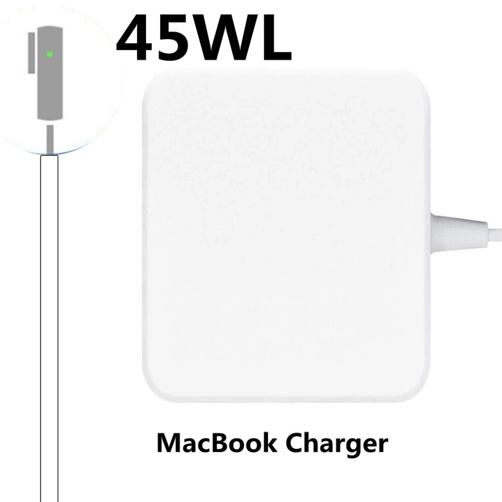 (A-45Wl Charger Only) 100% New Magnetic 45W Magsaf* Power Supply Adapter Notebook Smart Laptop Charger For Macbook Air 11'' 13'' A1374 A1369 A1370 4855672931895