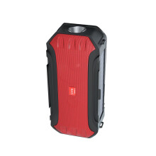 (a-Red Speaker) Wireless Portable Speaker Bluetooth-compatible Solar Rechargeable Outdoor Emergency Flashlight Loudspeaker Radio Blue