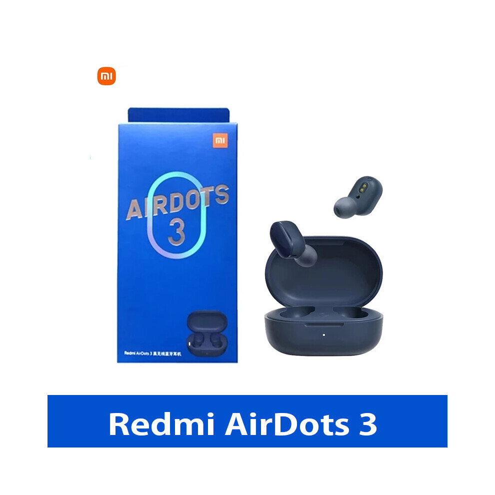 (A-1Pcs ) Wholesale Xiaomi Redmi Airdots 3 Tws Wireless Earphone Tooth 5.2 Headphones In-Ear Stereo Bass Headset Ture Wireless Earbuds Blue 4851204957029
