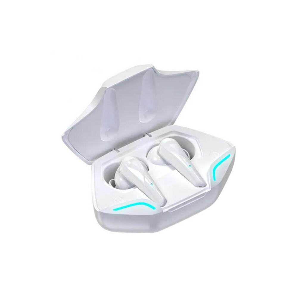 (A-G11-) G11 Bluetooth 5.0 Headphone Wireless Sports Noise Cancelling Earbuds Tws Earphone Games Hifi Headset With Charging Bin For Gamer White 4851205027868
