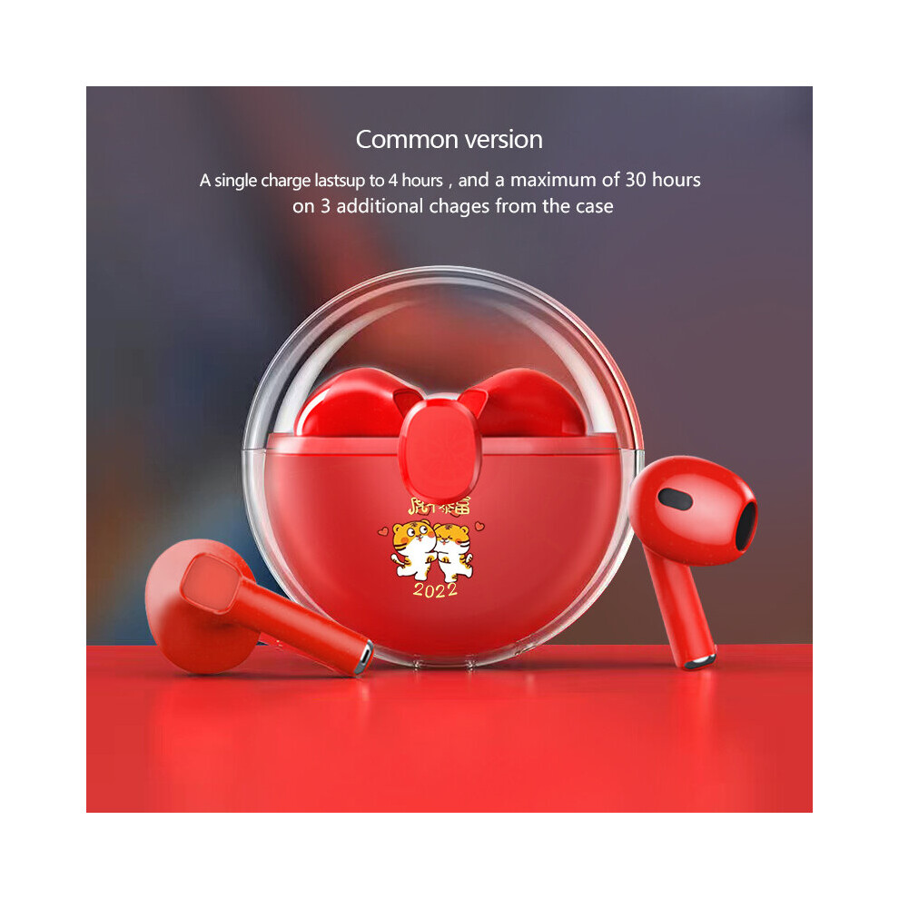 (a-low version-red) Bluetooth Headphones for Samsung Wireless Headphones Samsung Buds Earphone Z Flip 4 S22 S20 Fe A03 Headset Galaxy Earbuds