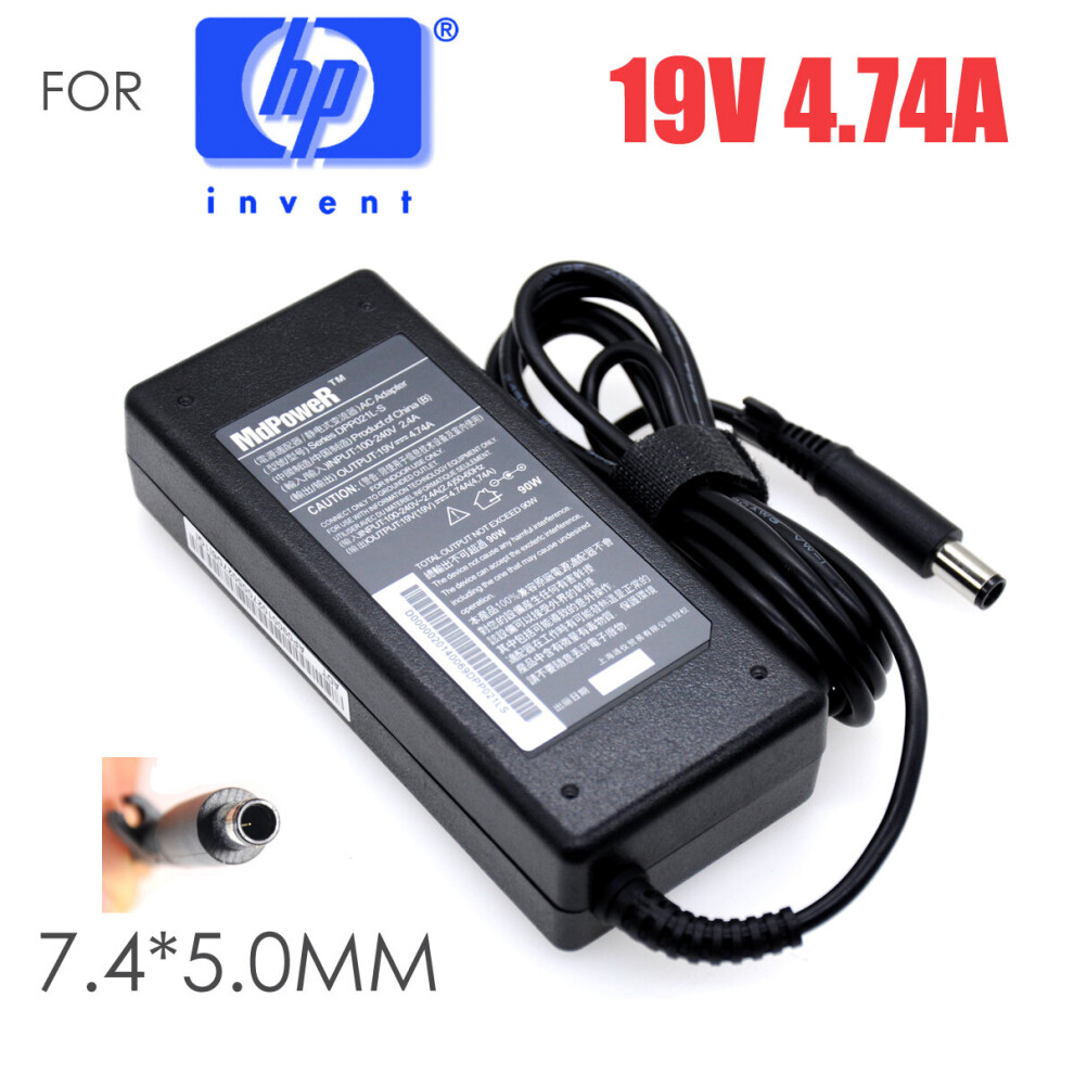 (A-) For Hp 4330S 4331S 4341S 4411S 4311S 4320S 4321S 4410S 4436S 4441S 4446S 4520S Laptop Power Supply Ac Adapter Charger 19V 4.74A 4855672981876