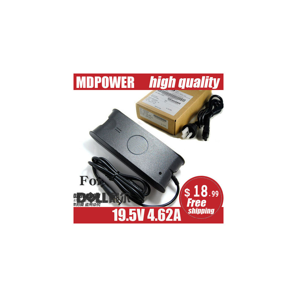 (A-) Mdpower For Dell Latitude E6530 M1330 M1530 Notebook Laptop Supply Power Ac Adapter Charger Cord 19.5V 4.62A 90W 4855672984426