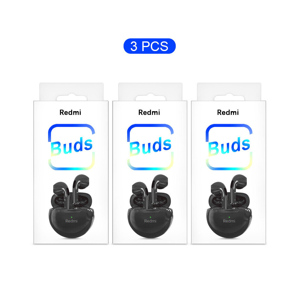 (A-3 Pcs) Xiaomi New Bluetooth 5.0 Tws Earphones Wireless Headphones Sports Headsets Touch Control Long Standby Hd Call Earbuds With Mic 4851204905440