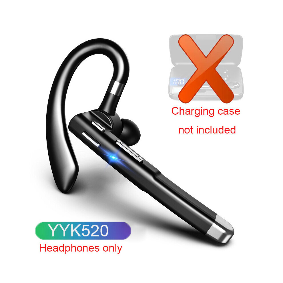 (A-Yyk520) Bluetooth V5.1 Headset Wireless Earphones Dual Connection Headphone With Mic Earbuds Earpiece Cvc8.0 Noise Cancelling Hands-Fre 4851204893006