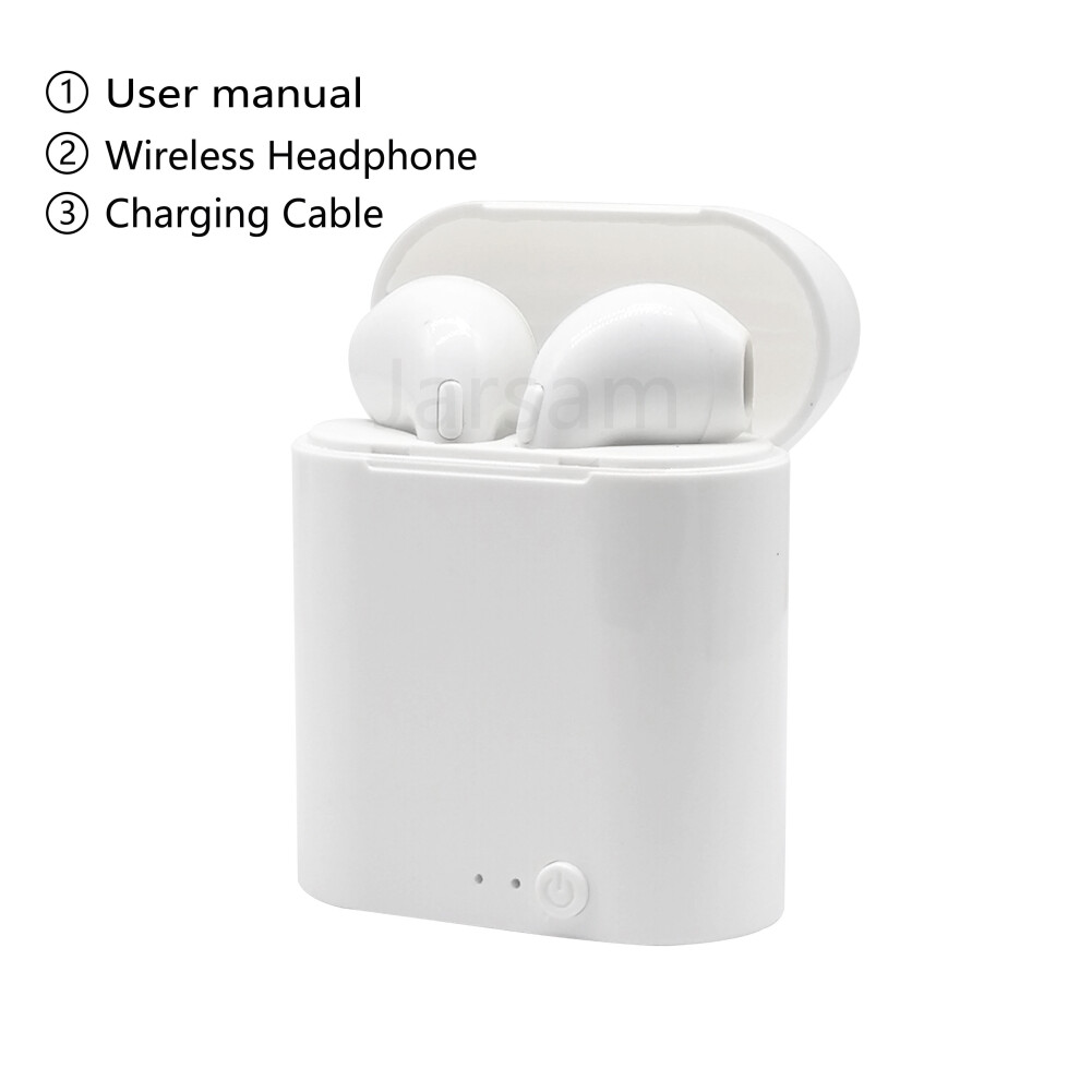 (A-Headphones) Wireless Headphone Earphones Bluetooth Waterproof Earpieces Sport Earbuds For Huawei Iphone Oppo Xiaomi Tws Headset 4851204953335