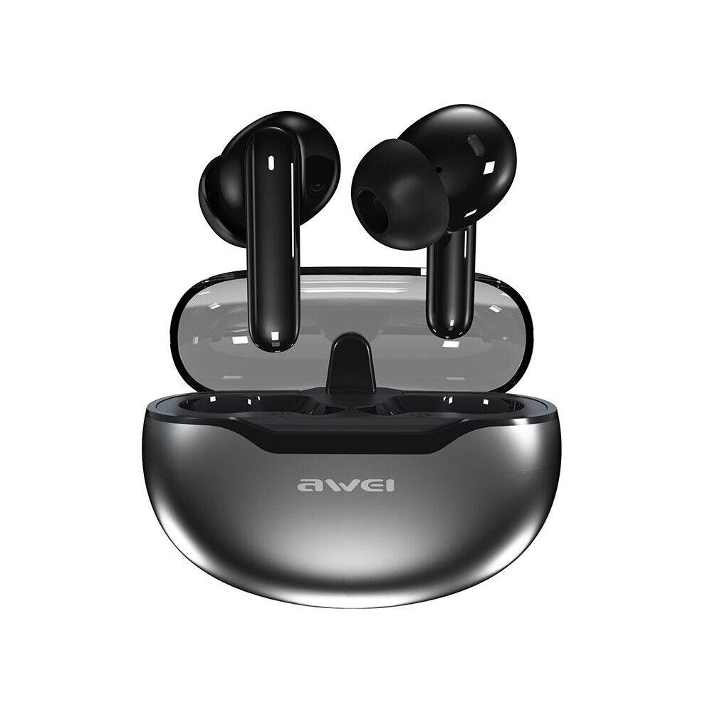 (A-) Awei S1 Ultra Earphone Bluetooth Wireless Earbuds Enc Bluetooth 5.3 Earphones Call Noise Reduction Hifi Bass Stereo Headphones Black 4851204941745