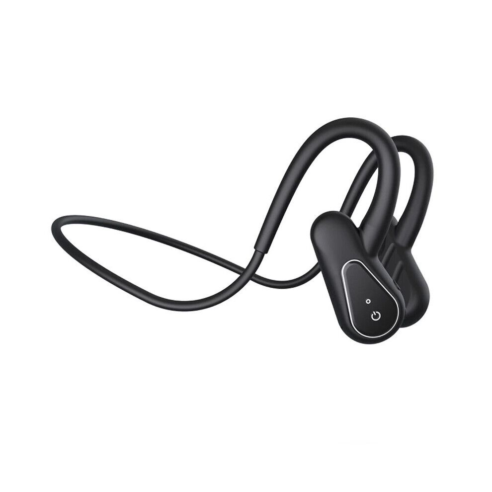 (A-) Bone Conduction Headphones Bluetooth 5.0 Wireless Earphones Waterproof Sports Headset With Mic Mp3 Player For Running Driving White 4853106754843