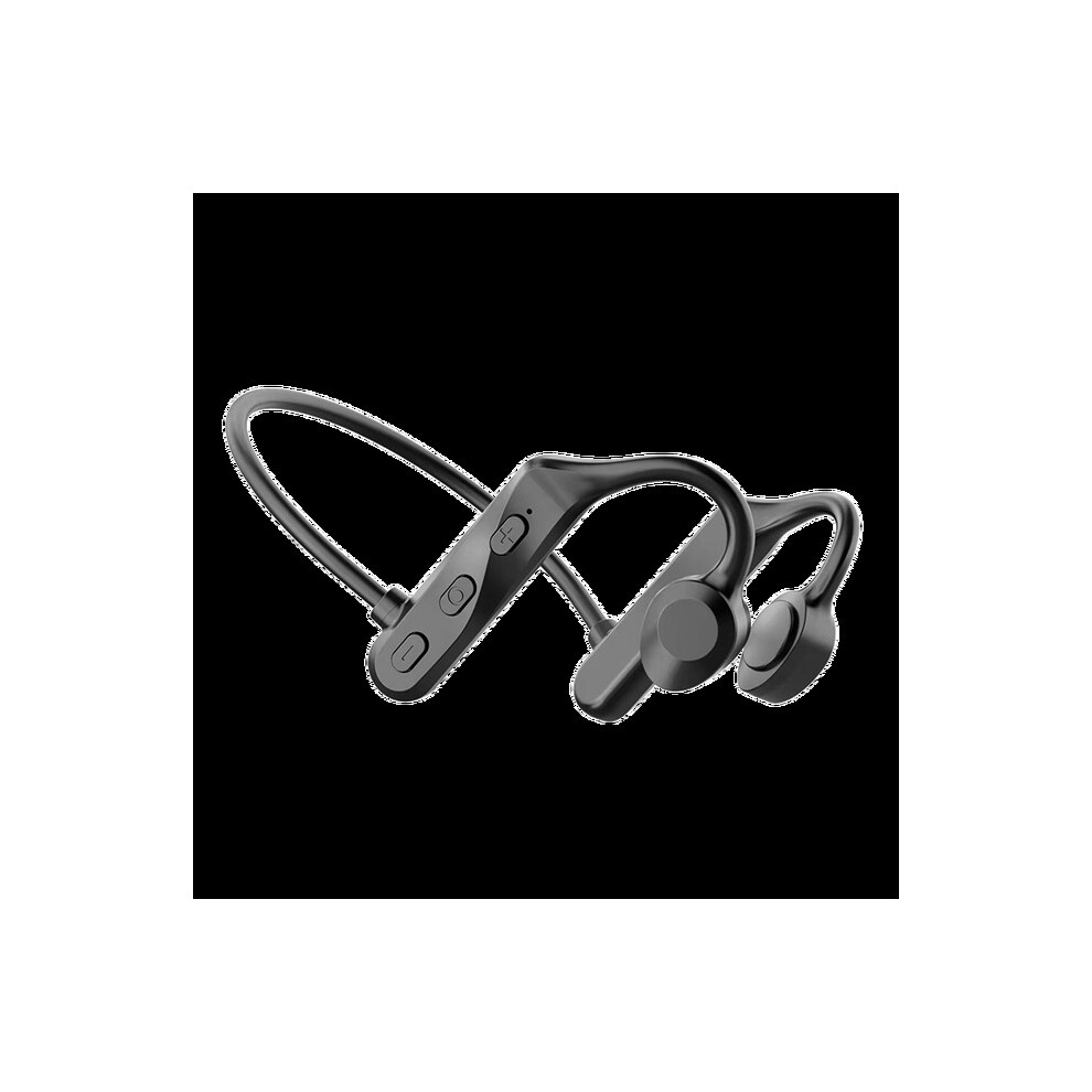 (A-) Bone Conduction Tws Earphone Bluetooth 5.0 Earhook Wireless Sports Headphones Stereo Hifi Waterproof Headset With Mic Earbuds Black 4851205044407
