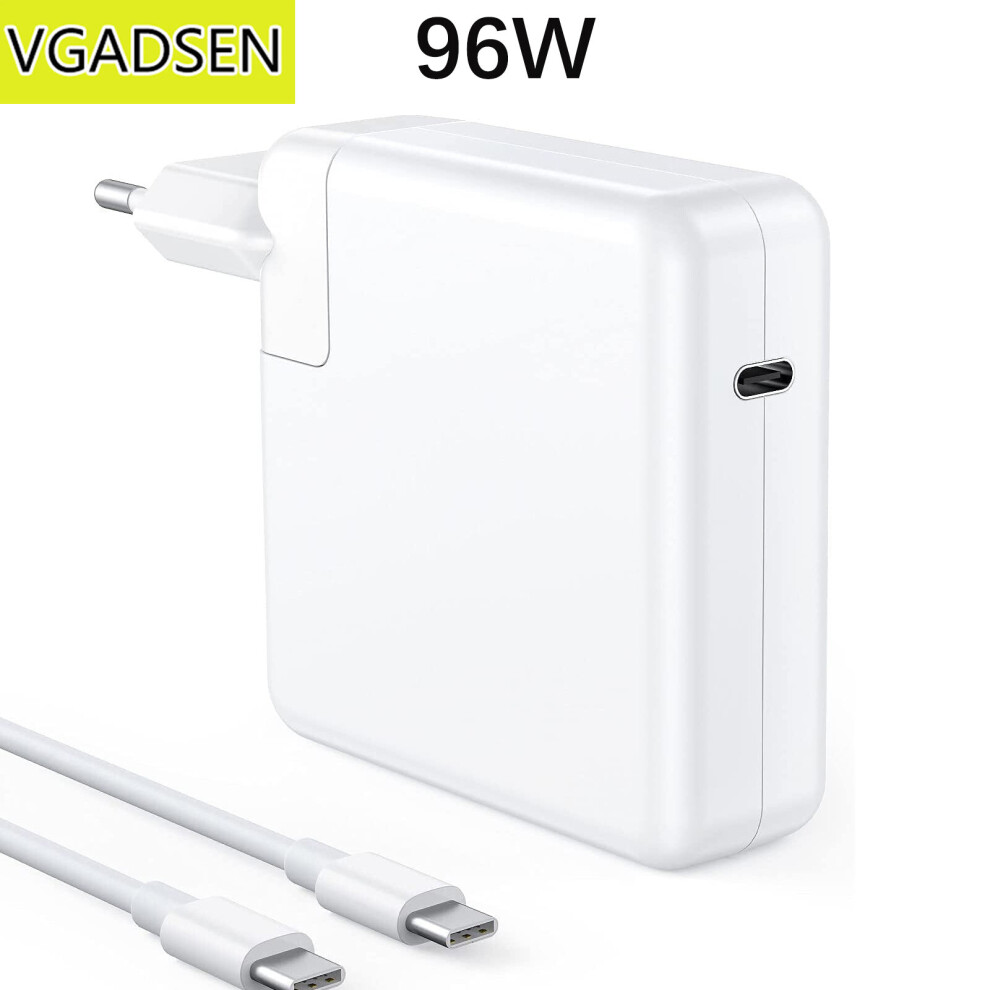 (A-96W Eu) Pd Mac Book Pro Charger 96W 87W 61W Ipad Usb C Power Supply For M1 M2 Macbook Pro Air 45W 60W 85W Power Adapter With Usb C Cable 4855672931857