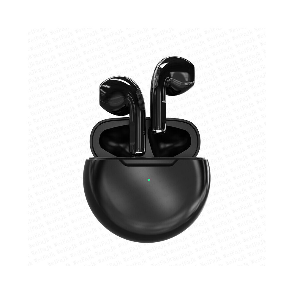 (A-Pro 6-) For Apple Original Air Pro 6 Tws Wireless Headphones Bluetooth Earphones In Ear Earbuds Mic Pods Headset Android Iphone Earphone Black 4851204974545