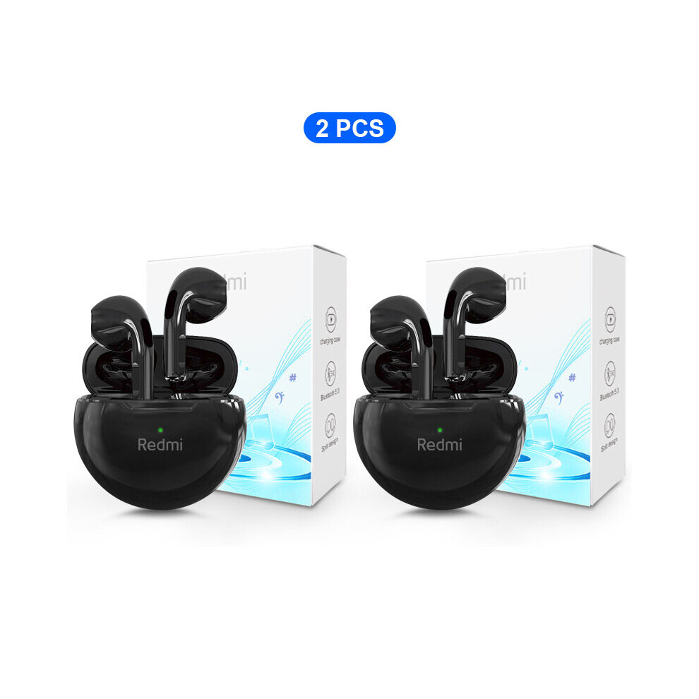 (A-Multi) New Xiaomi Tws Wireless Earphones Bluetooth 5.0 Headphone 9D Stereo Sound Earbud Sports Waterproof Long Standby Headset With Mic 4851204875316