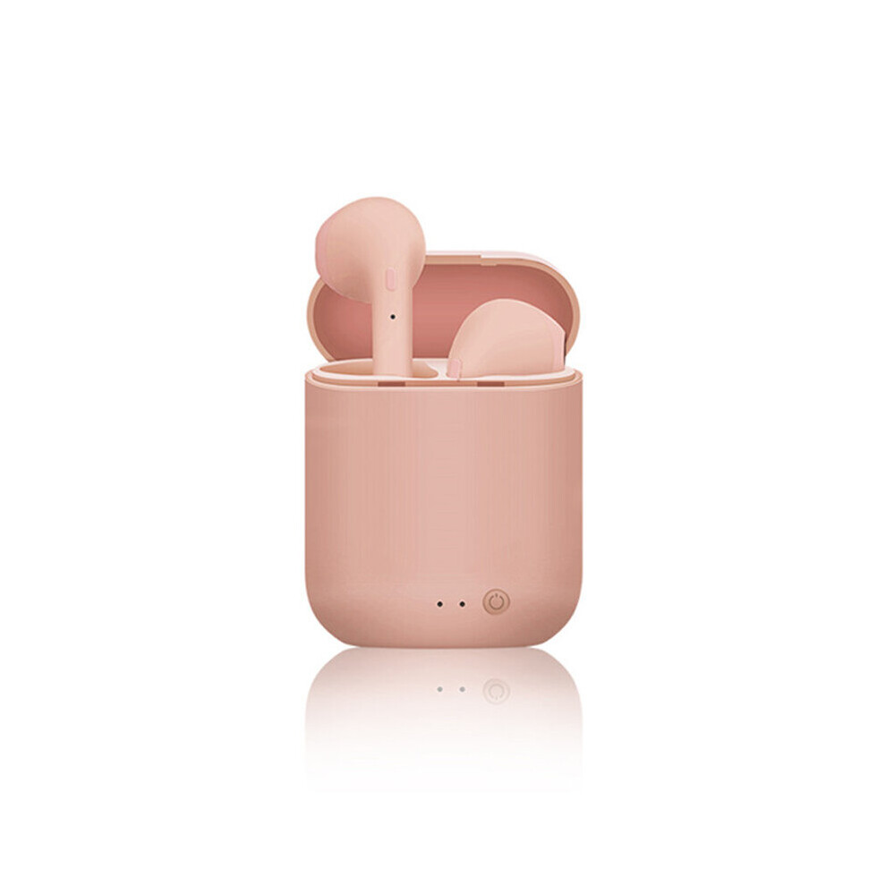 (A-) I7 Tws Wireless Earphones Bluetooth Headphones With Charging Box Earbuds For Smart Phone Xiaomi Samsung Huawei Headset Gamer Pink 4851204966106
