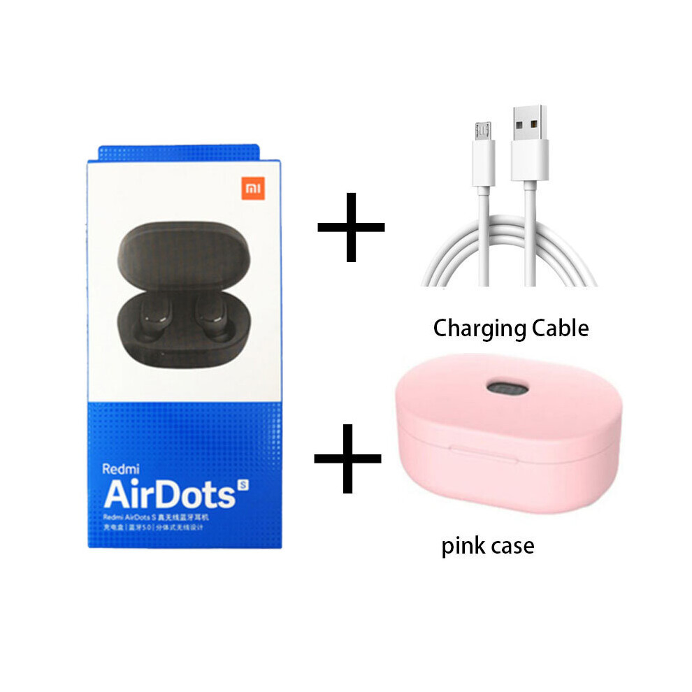 Photos - Headphones  Xiaomi Redmi Airdots S True Wireless  Kebisingan Pengurangan Dengan Mic AI Kontrol Black Nirkab(a-Combination 10)