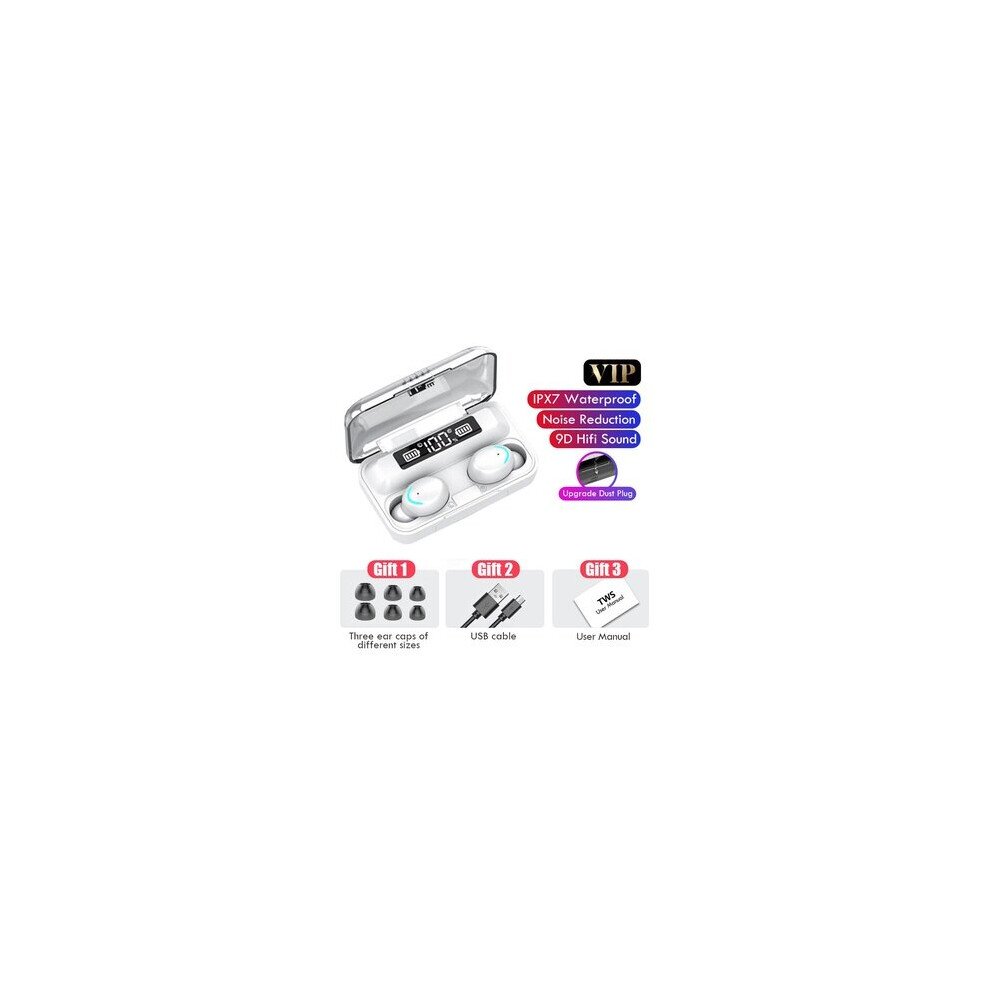 (A-003) 2022 F9 Wireless Headphones Tws Gaming Bluetooth Earphones 5.1 Stereo Sports Wireless Earbuds Waterproof Noise Reduction Headset 4853106759015