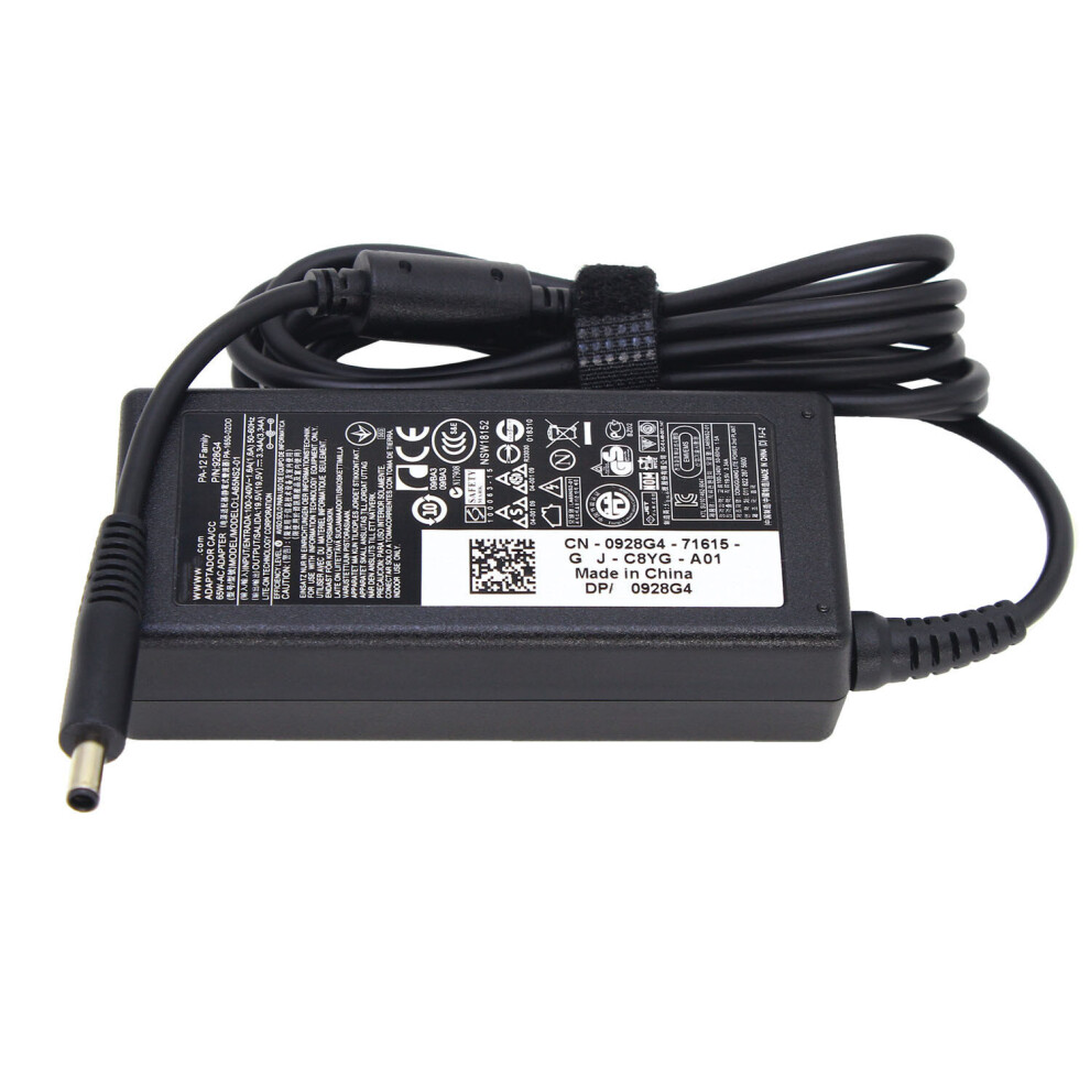 (A-Only Charger) Original 19.5V 3.34A 65W Laptop Charger Ac Adapter For Dell Vostro 15 3561 3562 3565 3568 3572 3578 5568 5370 Xps 13 9333 9344 4855672969331