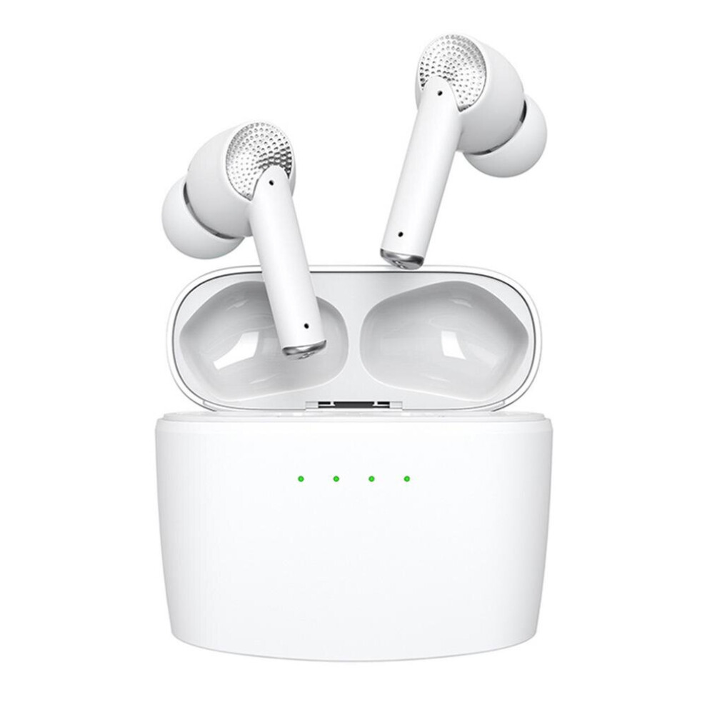(A-) J8 Anc Tw-S Bluetooth5.2 Earphones Wireless Active Noise Cancelling Headphones Low Latency 4-Mic Enc Earbuds With Mic Waterproof White 4851205008034