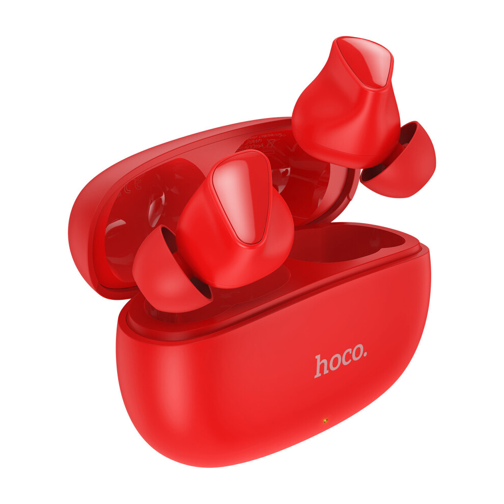 (A-) Hoco Ew17 Bluetooth 5.3 True Wireless Earphone Stereo Touch Control Sport Music Headset Longtime Standby In-Ear Handsfree Earbud Red 4851205004333