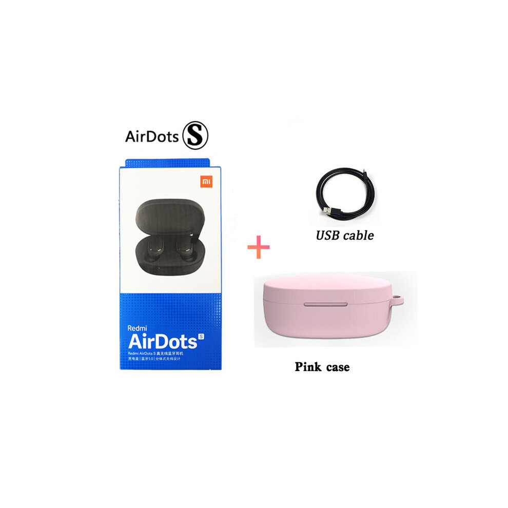 (A-) Original Xiaomi Redmi Airdots 2 Earphone Tws Wireless Tooth Gaming Headset Ai Control Mi Earbuds For Dropshipping S Blue 4851204950372