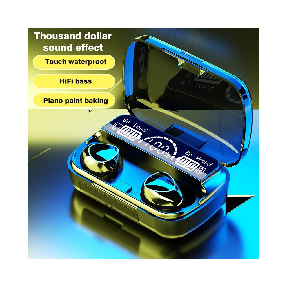 (A-A) Tws Bluetooth 5.1 Earphones 3500Mah Charging Box Wireless Headphone 9D Stereo Sports Waterproof Earbuds Headsets With Microphone 4851205027639