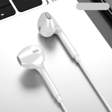 (a-White) Wired Headset 3.5mm Headphones in Ear HiFi Bass Stereo Noise Reduction Earbuds with Mic for Xiaomi Huawei Samsung Earphone Wired