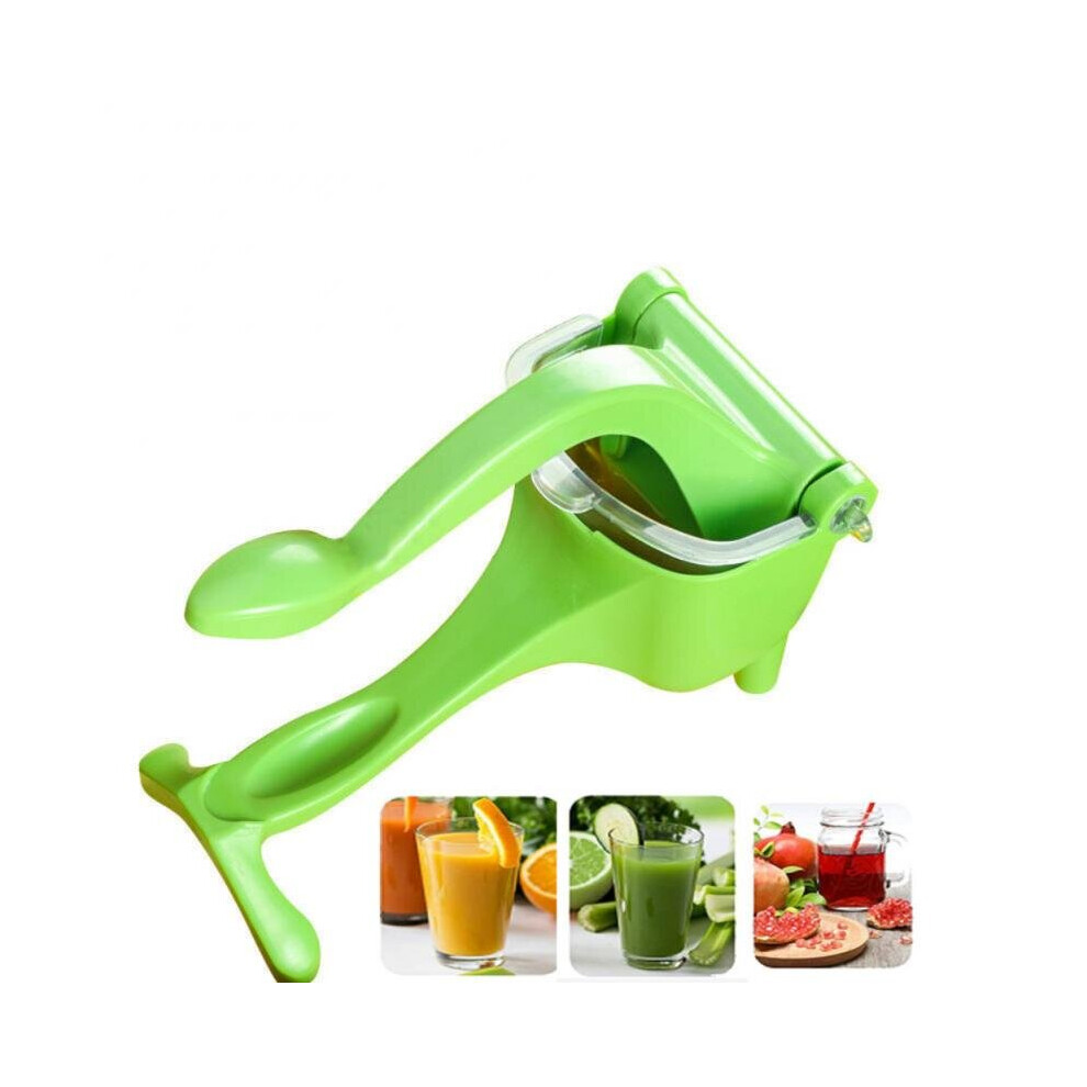 (a-light green M) Manual Juice Squeezer Plastic Hand Pressure Juicer Pomegranate Orange Squeezer Fresh Lemon Sugar Cane Juicer Kitchen Tool-image-OPC-PBYS2V5-NEW
