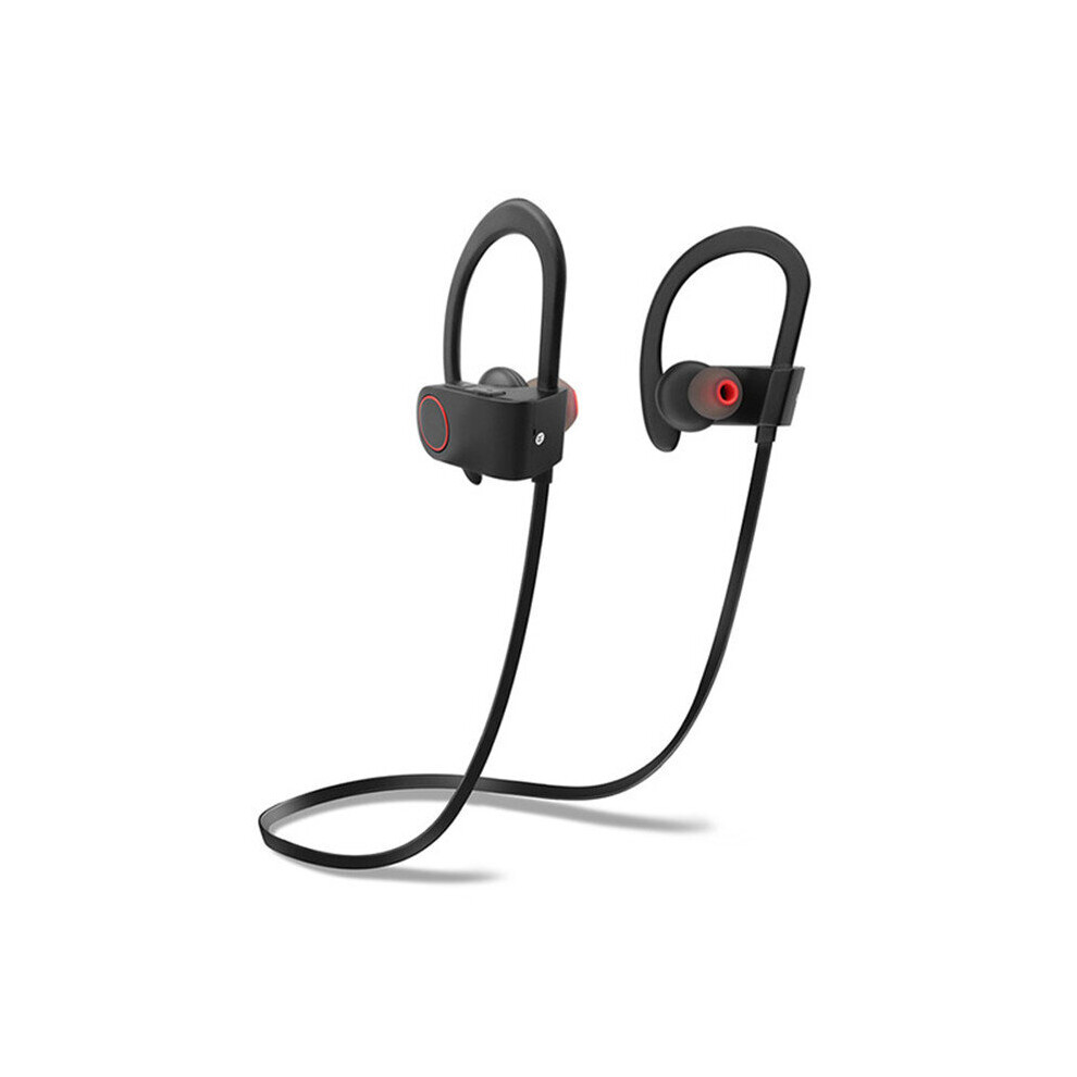 (A-) U8 Wireless Earphone Bluetooth 4.1 Headset With Microphone Ear Hook Sport Cordless Phone Bluetooth Earbuds Earpieces Black 4851205050576