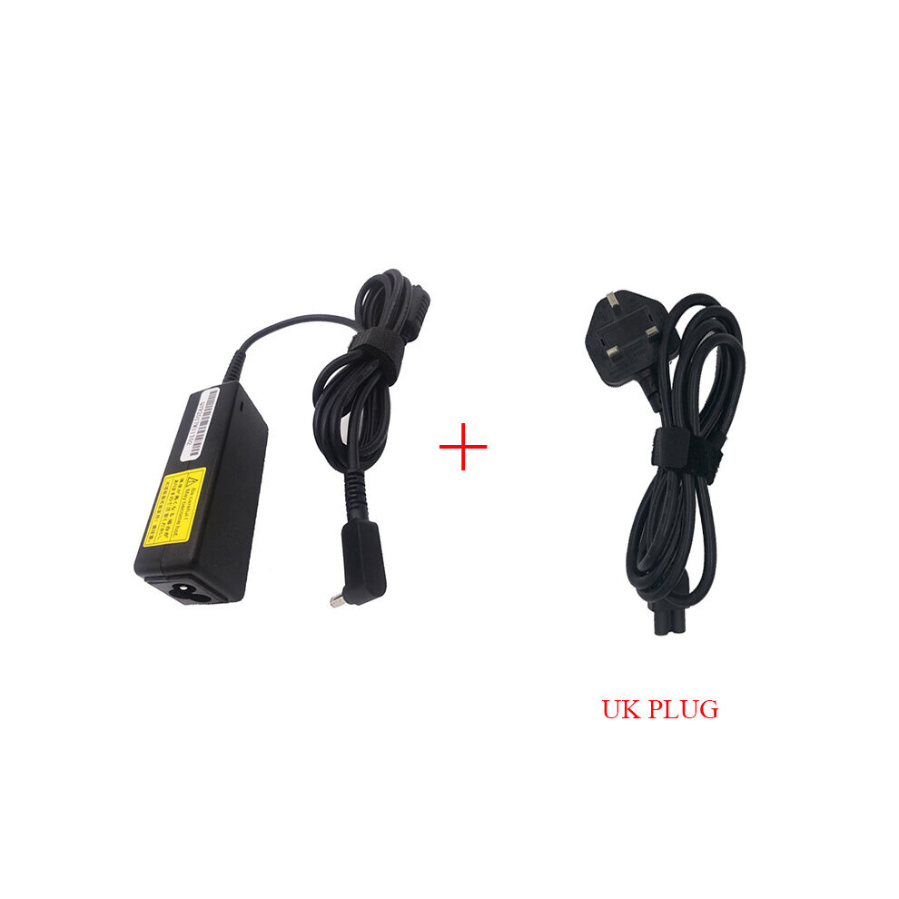 (A-With Uk Plug) 19V 1.75A 33W 4.0*1.35Mm Ac Laptop Charger Power Adapter For Asus X200m S200e X201e X202e X200ca K200ma F200ca E203na Notebook 4855672910005