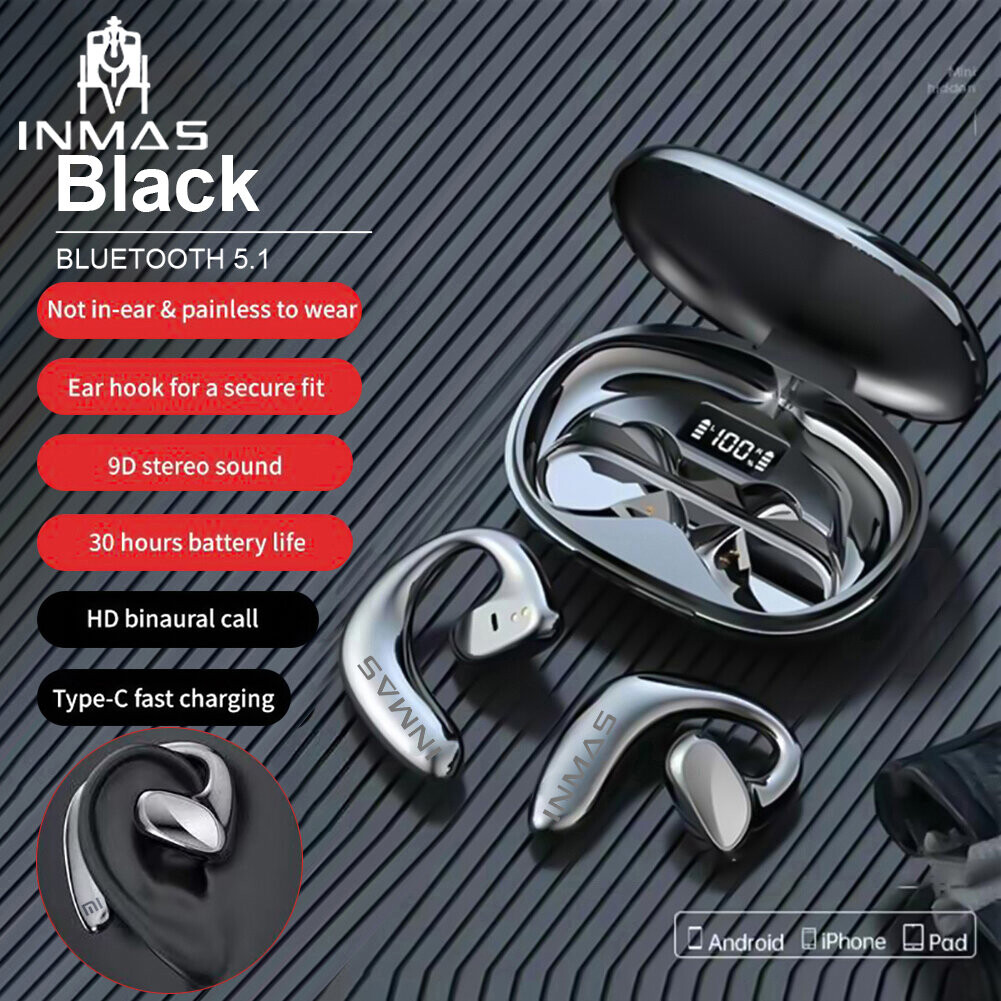 Noise Cancelling Bluetooth Earpiece: K60 Mirror Wireless Earphones With LED Display & Touch Control, Stereo Sound & Mobile Power Bank From Funbiz, $4.23 - View #9