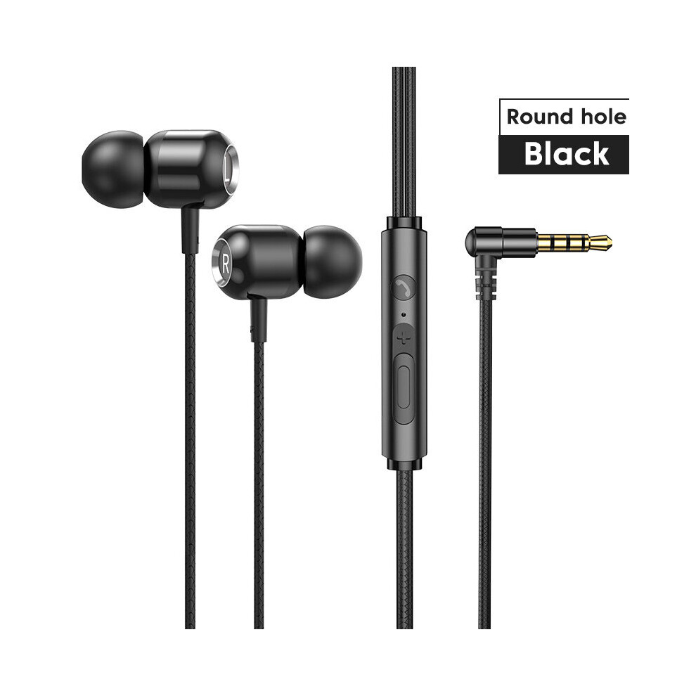 (a-3.5mm Black) Olaf L Jack Wired Earphones Metal Gaming In-ear Mobile Phone Headset 3.5mm HiFi Bass Stereo Type C Earbuds With Mic Headphones-image-OPC-PBYS6GW-NEW