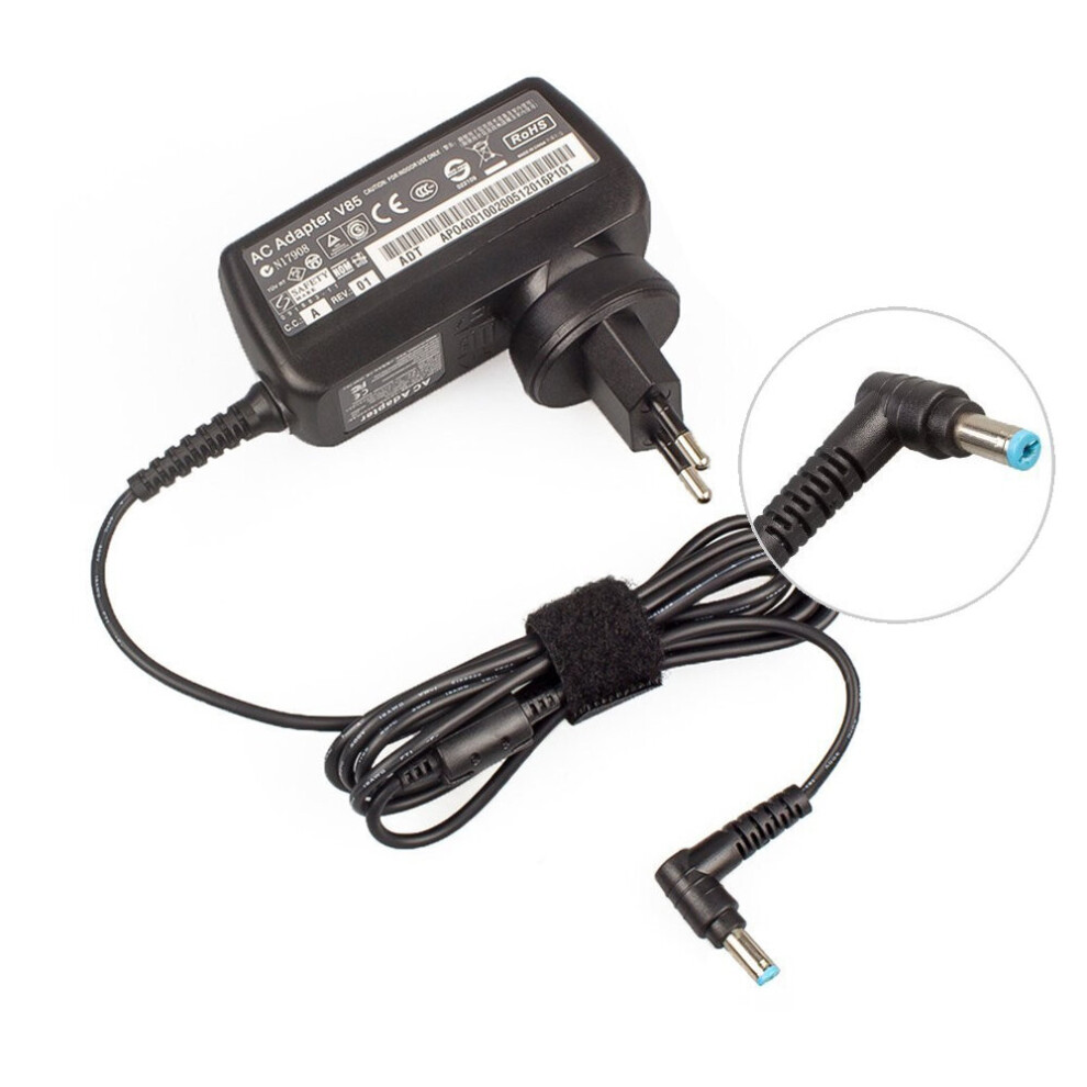 (A-Uk Plug) 40W 19V Ac Charger Power Supply For Acer Aspire One 751 A150 D150 D260 521 522 532H 722 725 753 756 D257 Laptop Adapter Cord 4855672921070
