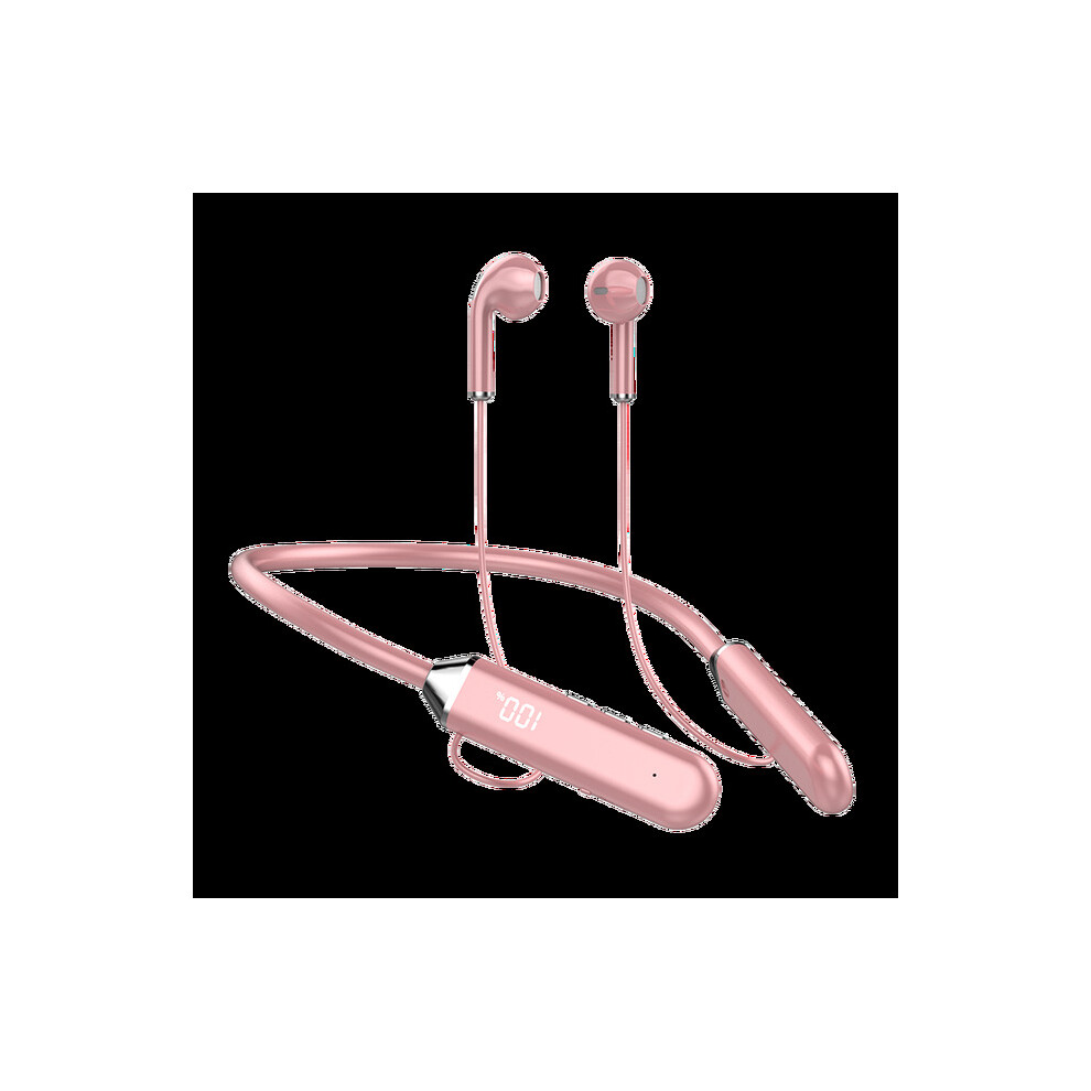 (A-) Olaf Neckband Wireless Headphones Bluetooth 5.2 Earphones Tws Magnetic Handfree Headset Sport Running Waterproof Earbud With Mic Pink 4851204983455
