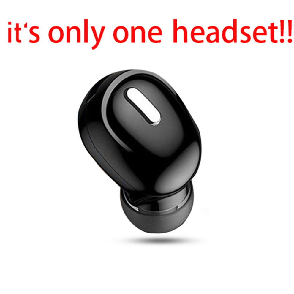 (A-X9 ) Mini Wireless Bluetooth Earphone In Ear With Mic Handsfree Headset Earbuds For Samsung All Phone Sports Bluetooth 5.0 Earphones Black 4851204886879