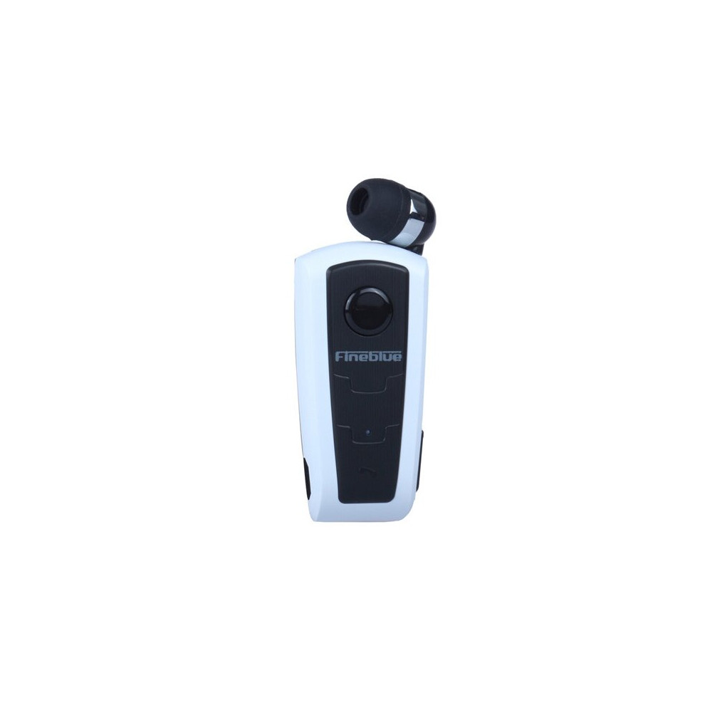 (A- No Box) Original Fineblue F910 Wireless Bluetooth V5.0 Headset In-Ear Vibrating Alert Wear Clip Hands Free Earphone For Game Earphone White 4851204949680