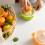 (a-Blue) Manual Portable Citrus Juicer Kitchen Tools Plastic Orange Lemon Squeezer Multifunction Fruit Juicer Machine Kitchen Accessories 5