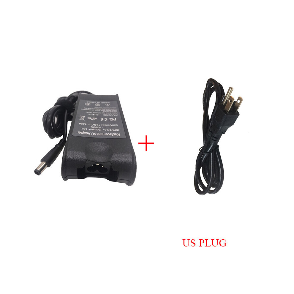 (A-With Us Plug) 19.5V 4.62A 90W 7.4*5.0Mm Ac Laptop Charger For Dell E4300 E5410 E6320 E6400 E6430 3521For Dell Inspiron N5110 Power Adapter 4855672905582