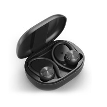 (a-R200 Black) TWS R200 Bluetooth Headphones True Wireless Stereo Earphones Sports Wireless Earbuds Ear Hook Waterproof Headset with Microphone