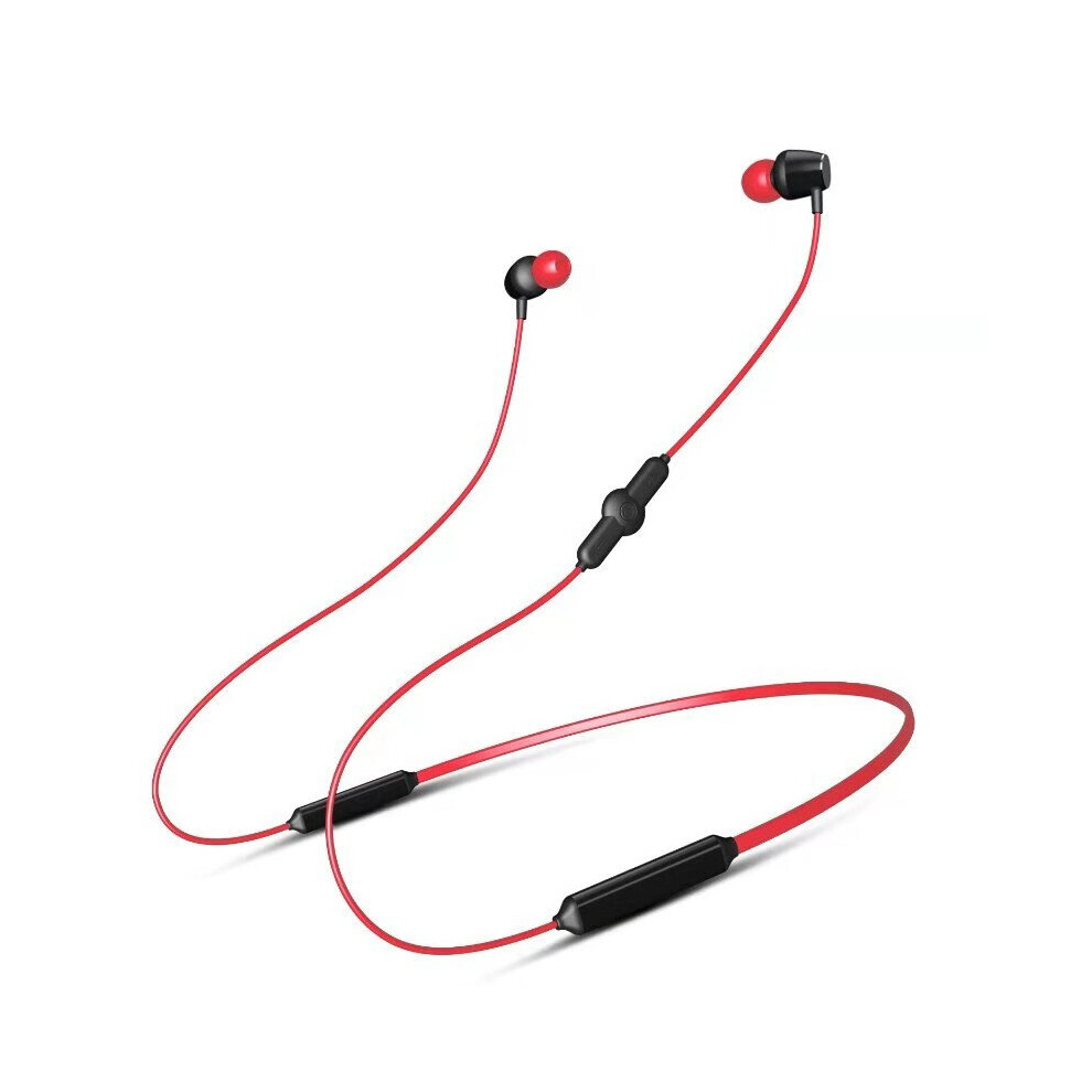 (A-) Q5 Sport Wireless Bluetooth Earphone Earbuds For Mobile Phones Headset With Microphone Heavy Bass Headphones For Smartphones Red 4851205001622