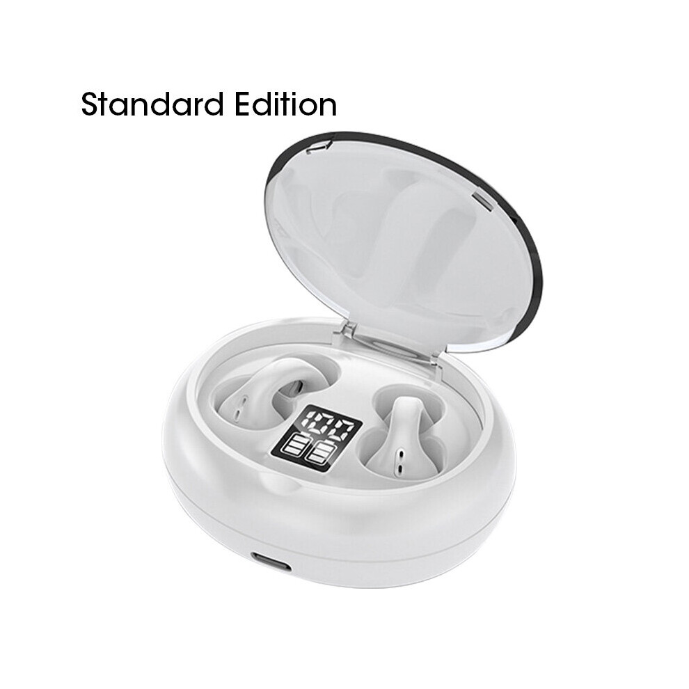 (A-Standard ) Niye Earring Wireless Bluetooth Same Style For Ambie Sound Earcuffs Ear Bone Conduction Earphones Headset Tws Sport Earbuds White 4851204987569