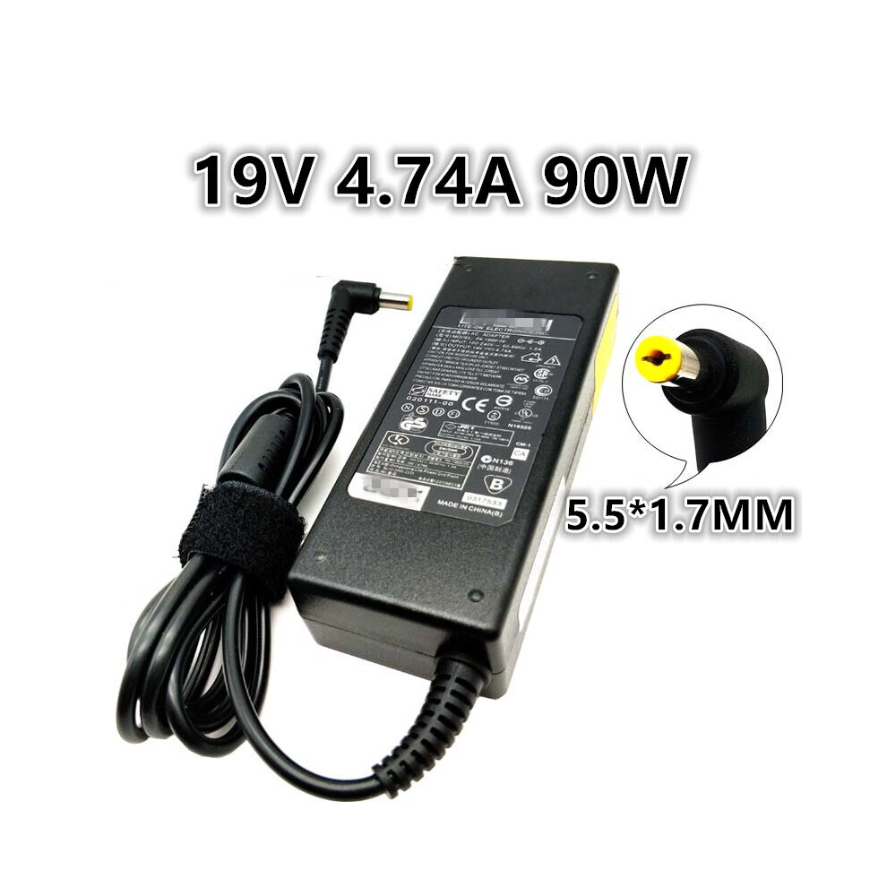 (A-) 19V 4.74A 90W Universal Laptop Power Adapter Charger For Acer Hp-A0904a3 Pa-1900-04/05/24/34 Adp-90Sb Bb/Adp-90Cd Db 4855672925771